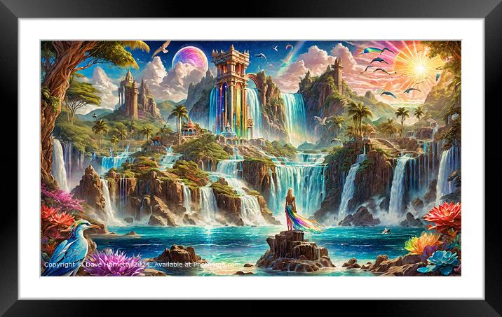 Atlantean Dreams 25 Framed Mounted Print by Dave Harnetty