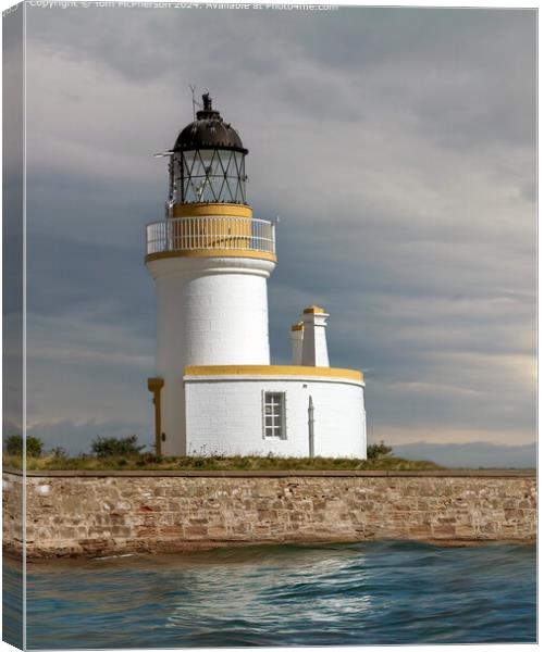 Chanonry Lighthouse Black Isle Canvas Print by Tom McPherson