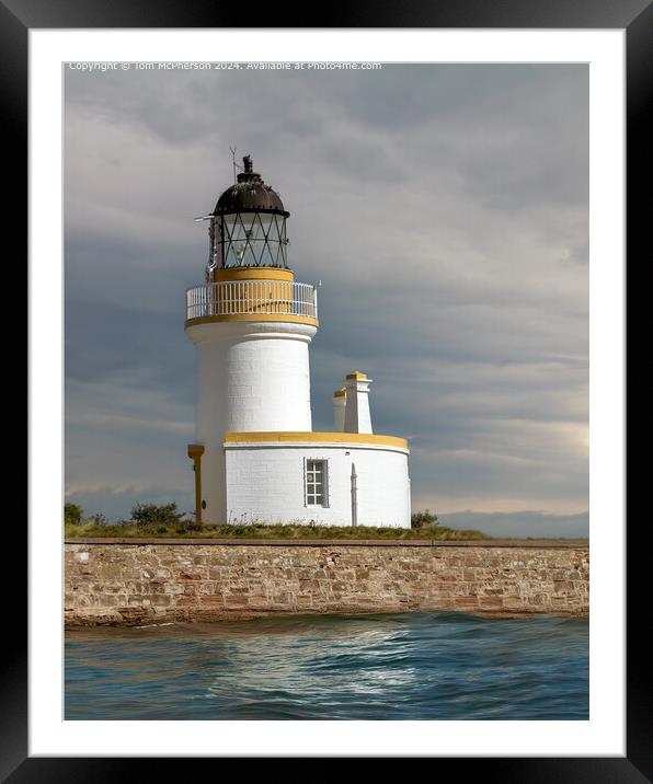 Chanonry Lighthouse Black Isle Framed Mounted Print by Tom McPherson