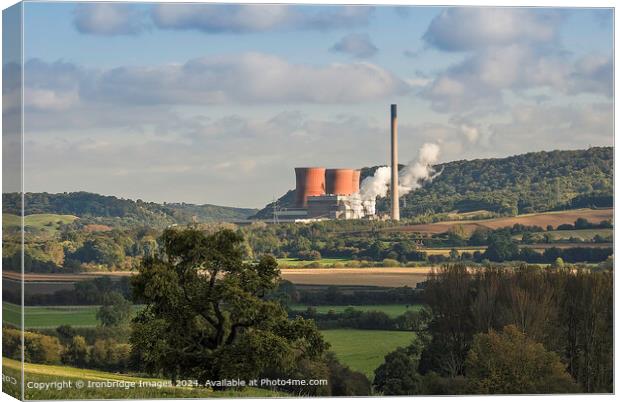 Ironbridge Power Station  Canvas Print by Ironbridge Images