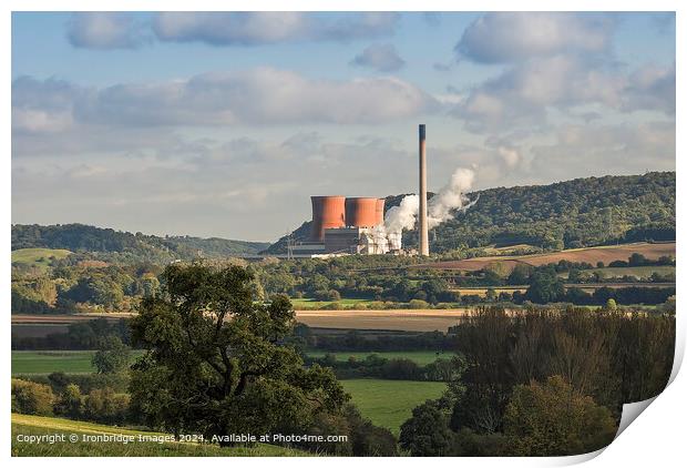 Ironbridge Power Station  Print by Ironbridge Images