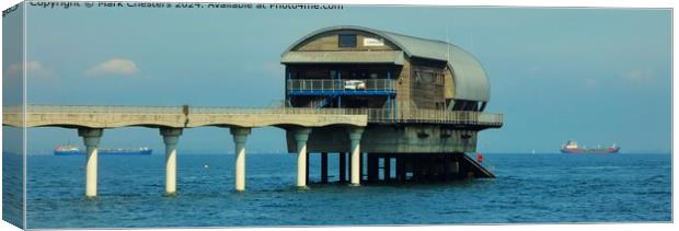 Bembridge lifeboat station  Canvas Print by Mark Chesters