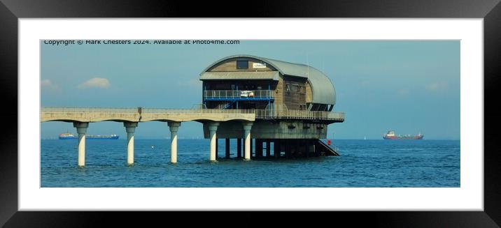 Bembridge lifeboat station  Framed Mounted Print by Mark Chesters