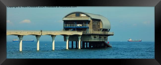 Bembridge lifeboat station  Framed Print by Mark Chesters