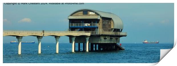 Bembridge lifeboat station  Print by Mark Chesters