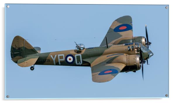 Bristol Blenheim WW2 Fighter Bomber Acrylic by J Biggadike