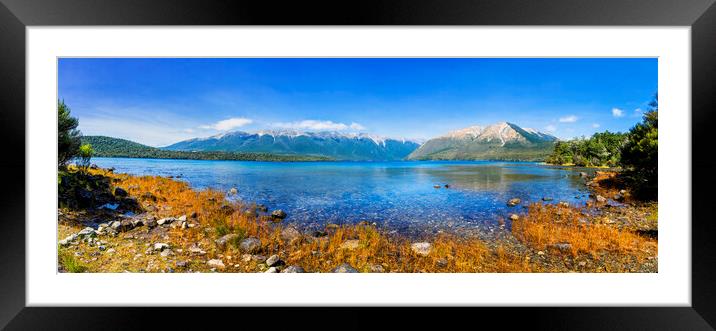 Lake Rotoiti, Nelson Lakes, Tasman New Zealand Framed Mounted Print by Maggie McCall
