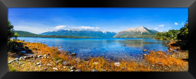Lake Rotoiti, Nelson Lakes, Tasman New Zealand Framed Print by Maggie McCall