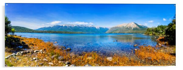 Lake Rotoiti, Nelson Lakes, Tasman New Zealand Acrylic by Maggie McCall