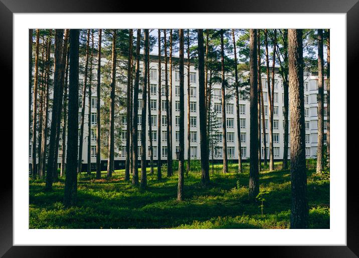Alvar Aalto Paimio Sanatorium Framed Mounted Print by Aleksi Asukas