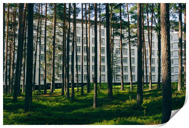 Alvar Aalto Paimio Sanatorium Print by Aleksi Asukas