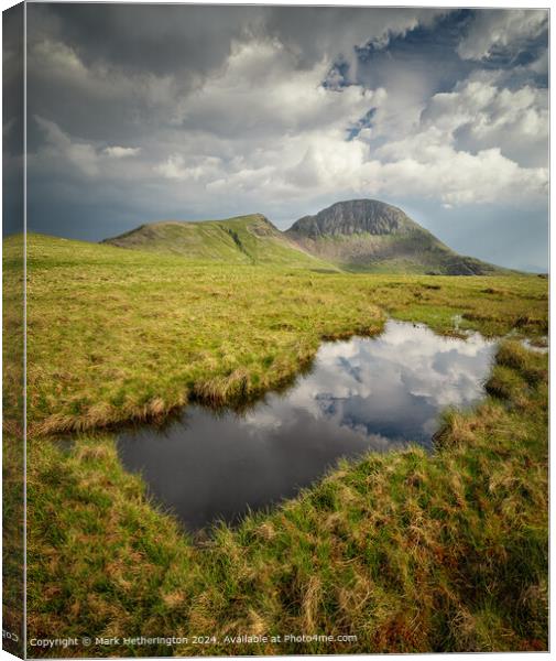 Great Gable, The Lake District Canvas Print by Mark Hetherington