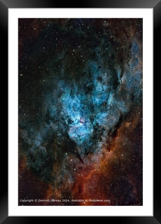 Ethereal Nebula Universe Framed Mounted Print by Dominic Gareau