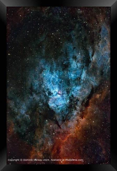 Ethereal Nebula Universe Framed Print by Dominic Gareau