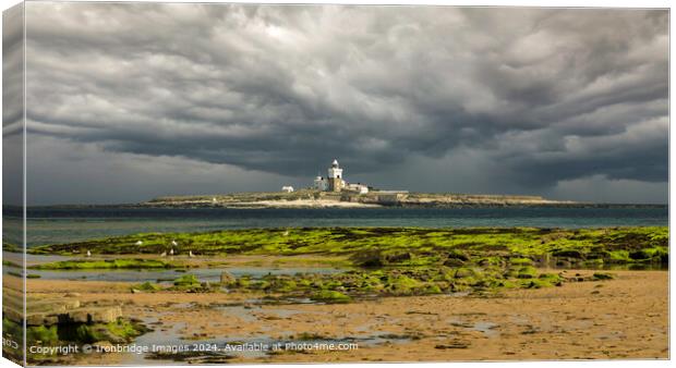 Storm over Coquet Island Canvas Print by Ironbridge Images