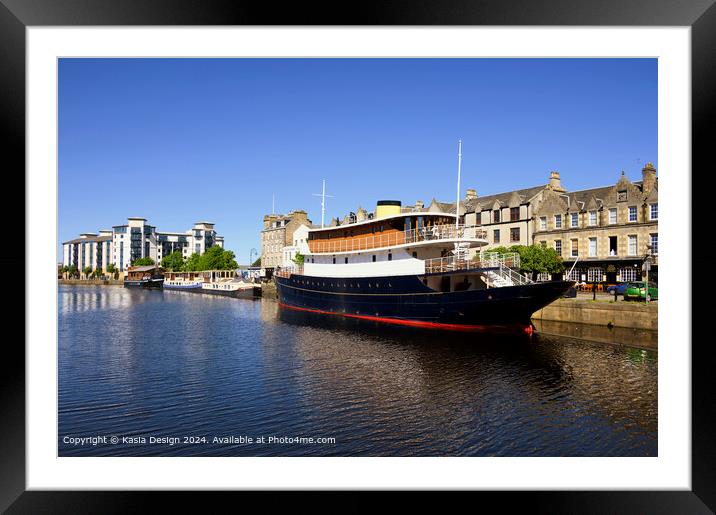Sunshine on Leith Framed Mounted Print by Kasia Design