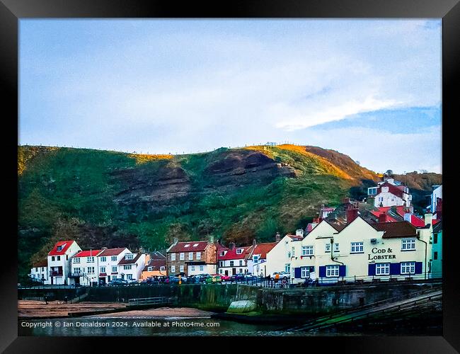 Staithes Framed Print by Ian Donaldson