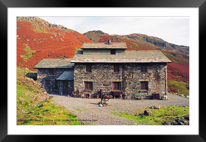 Coppermine's Cottages Framed Mounted Print by Paul J. Collins