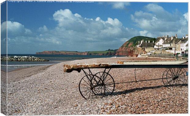 Sidmouth Seafront Canvas Print by Paul J. Collins