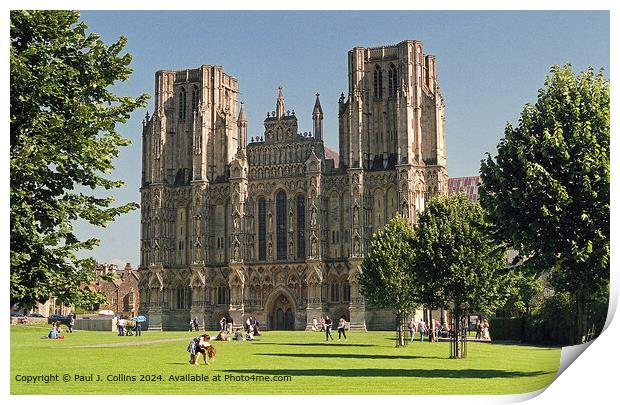 Summertime at the Cathedral Print by Paul J. Collins