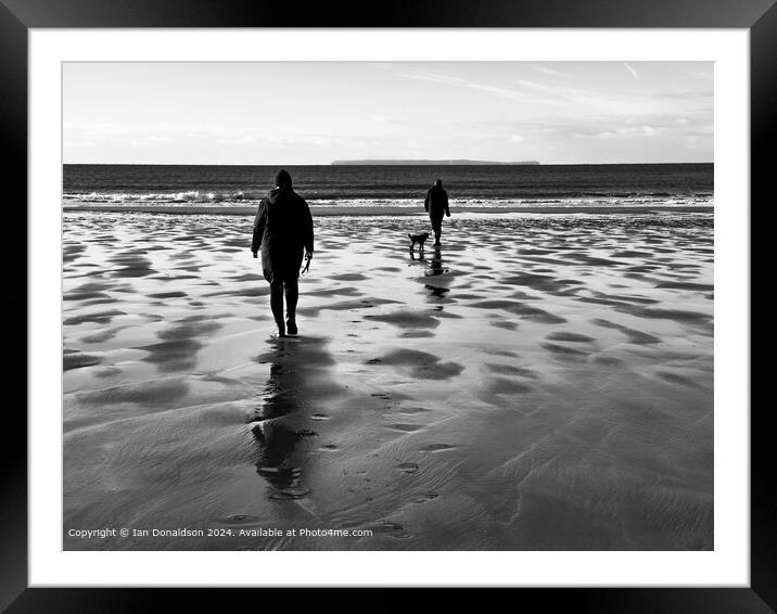 Woolacombe Beach Framed Mounted Print by Ian Donaldson
