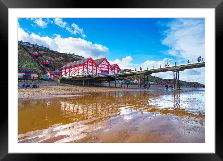 Saltburn  Framed Mounted Print by Alison Chambers