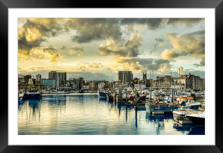 The Barbican Framed Mounted Print by David Martin