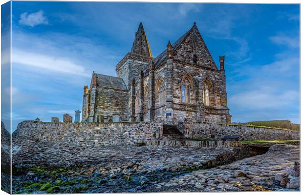 St Monans Kirk  Canvas Print by Alan Sinclair