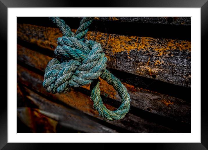 Knotted  Framed Mounted Print by Alan Sinclair