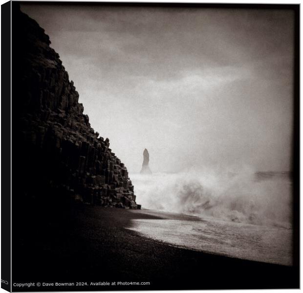 Reynisdrangar Canvas Print by Dave Bowman