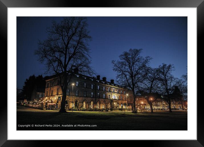 White Hart in Harrogate Framed Mounted Print by Richard Perks