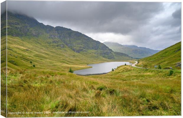 Loch Restil Canvas Print by Kevin Wailes