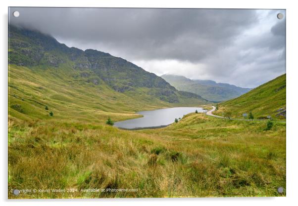 Loch Restil Acrylic by Kevin Wailes