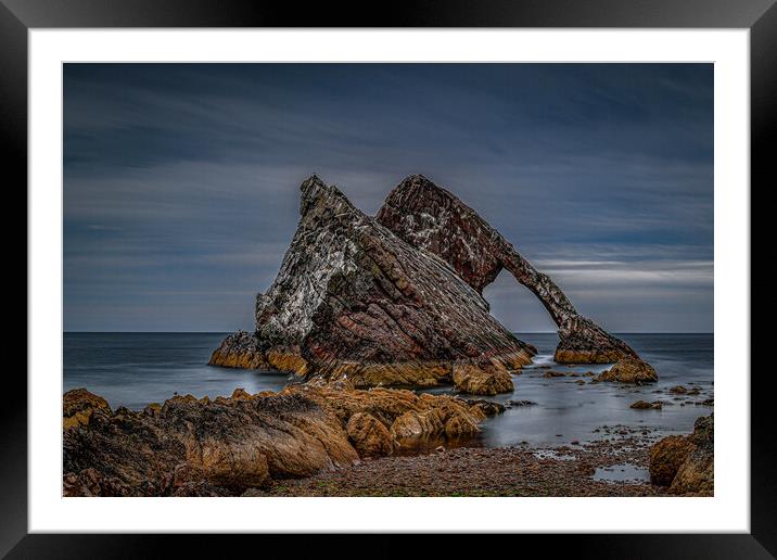 Bow Fiddle Rock Framed Mounted Print by Alan Sinclair