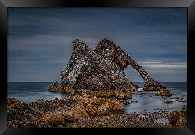 Bow Fiddle Rock Framed Print by Alan Sinclair