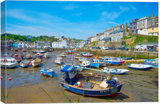 Mevagissey Canvas Print by Alison Chambers