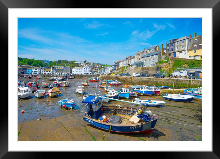 Mevagissey Framed Mounted Print by Alison Chambers