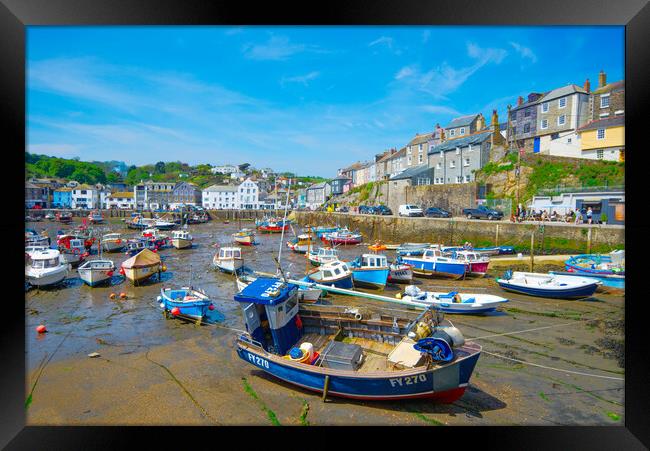 Mevagissey Framed Print by Alison Chambers