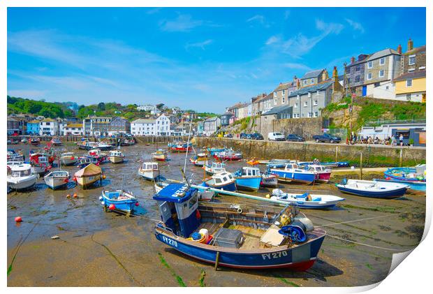Mevagissey Print by Alison Chambers
