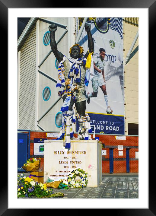 Leeds United Framed Mounted Print by Alison Chambers