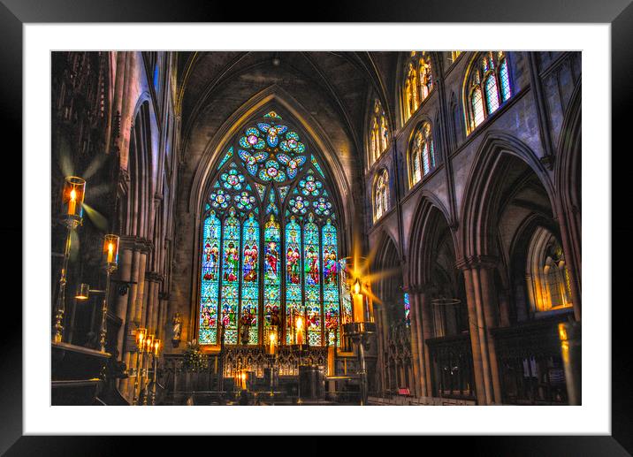 Ripon Cathedral  Framed Mounted Print by Alison Chambers