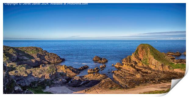 Portknockie Coastline Panoramic Landscape Print by Derek Daniel