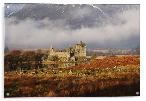 Kilchurn Castle Acrylic by James MacRae