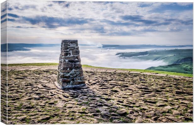 Mam Tor Cloud Inversion Canvas Print by Tim Hill