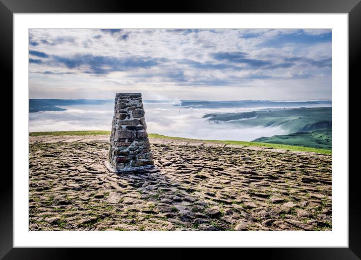 Mam Tor Cloud Inversion Framed Mounted Print by Tim Hill