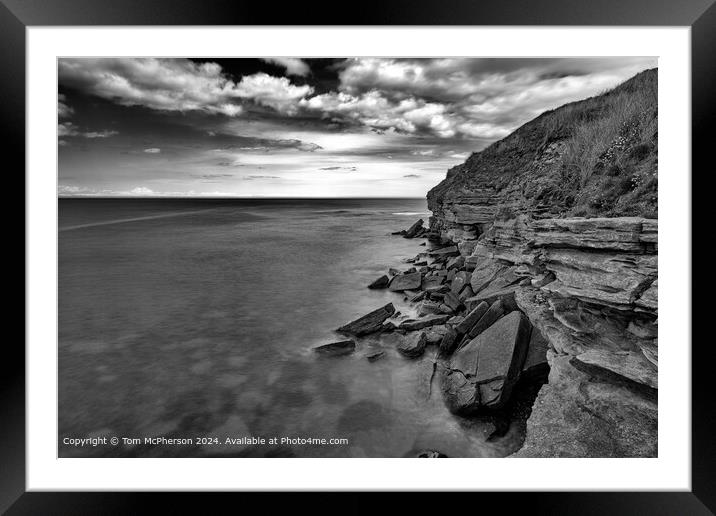 Burghead Seascape 302 Framed Mounted Print by Tom McPherson