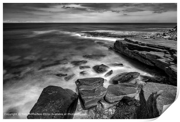 Burghead Seascape 307 Print by Tom McPherson