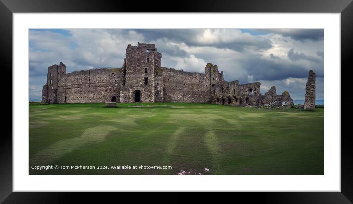 Tantallon Castle Ruins Scotland Framed Mounted Print by Tom McPherson