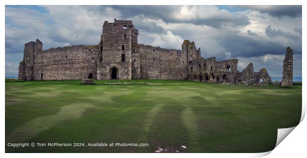 Tantallon Castle Ruins Scotland Print by Tom McPherson