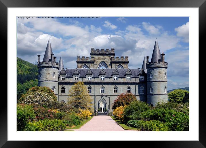 Gothic Inveraray Castle  Framed Mounted Print by Tom McPherson
